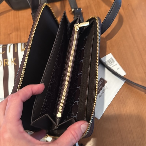 HENRI BENDEL West 57th Studded Backpack & Wallet Set EUC - Picture 8 of 15